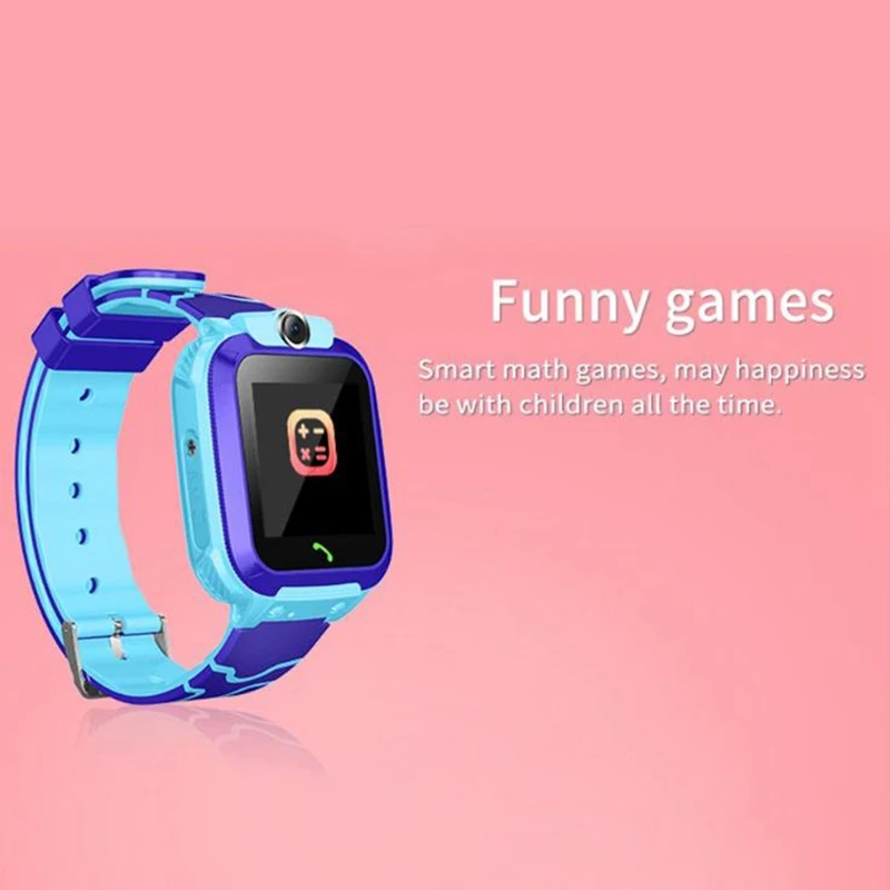 Smart Phone Watch for Children Student Smartwatches Waterproof WIFI+GPS Positioning with SIM Card SOS Call Sports Q12