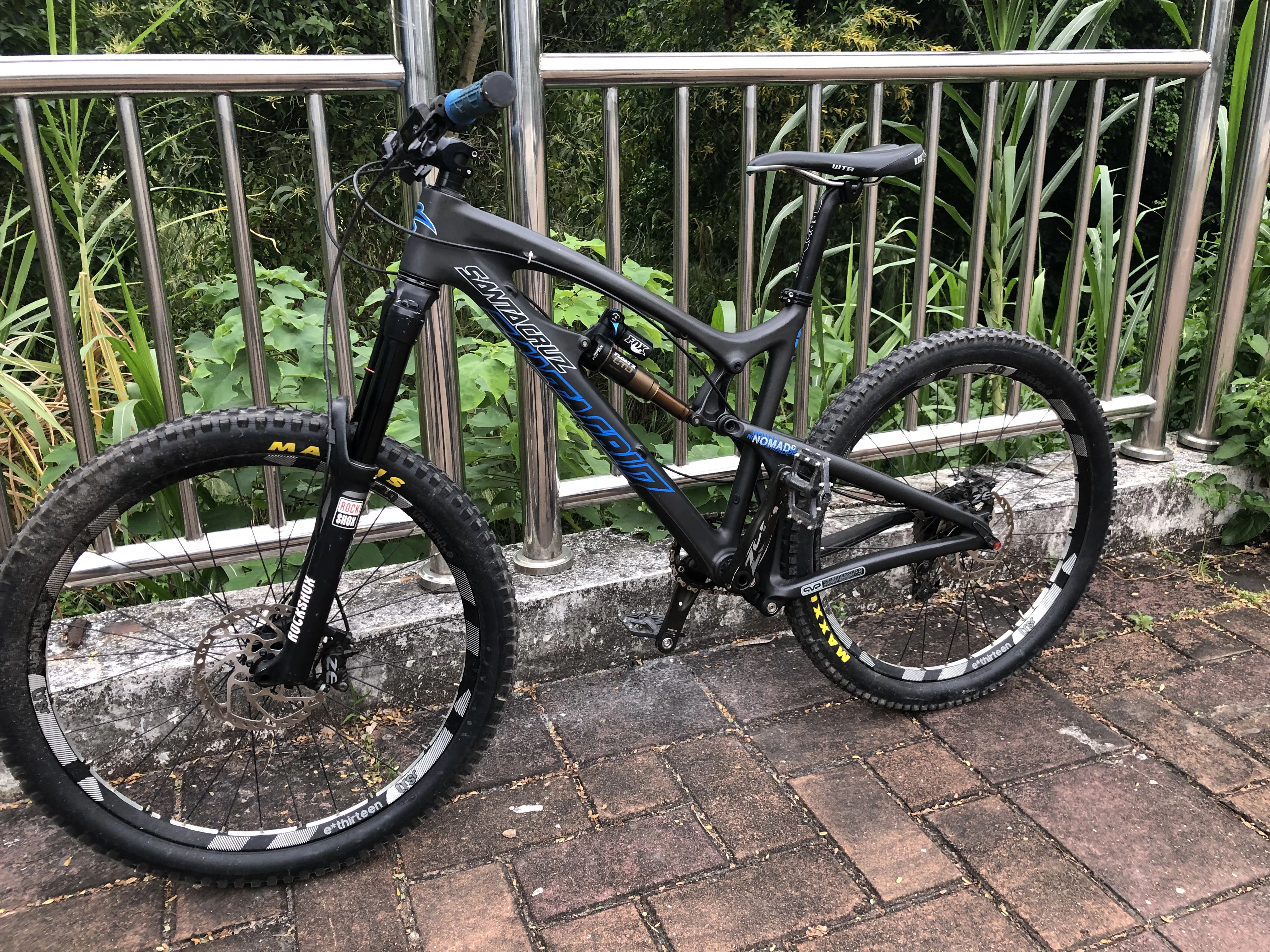 Nomad bicicleta Enduro de carbono, bici montaña, 26er, usado, M| Bicicleta| - AliExpress