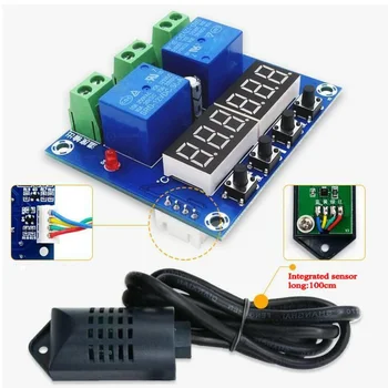 

XH-M452 DC 12V Digital Thermostat Temperature Humidity Control LED Hygrometer Thermometer Controller Relay Module PR Sale