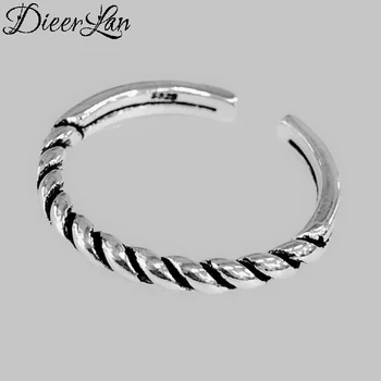 

Retro Vintage 925 Sterling Silver Chains Rings For Women Girls Valentines Gifts Gothic Rings
