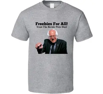 

Bernie Sanders Freebies For All Unisex Novelty T Shirt Election 2020 Clothing