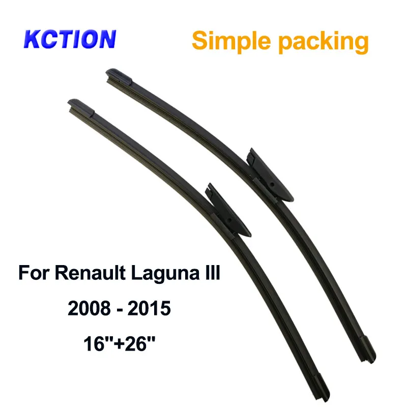 Лобовое стекло стеклоочистителя автомобиля аксессуары для Renault Laguna Mk1/Mk2/Mk3 подходящий крючок/байонетные ручки год с 1993 - Цвет: Simple packing