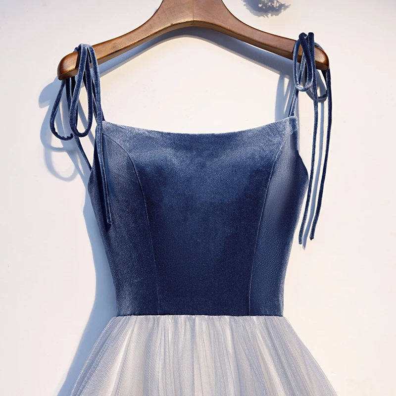 Robe De Soiree длинное платье для выпускного вечера es модные вечерние платья Формальные Вечерние платья без рукавов вечернее платье А-силуэта голубое платье для выпускного вечера