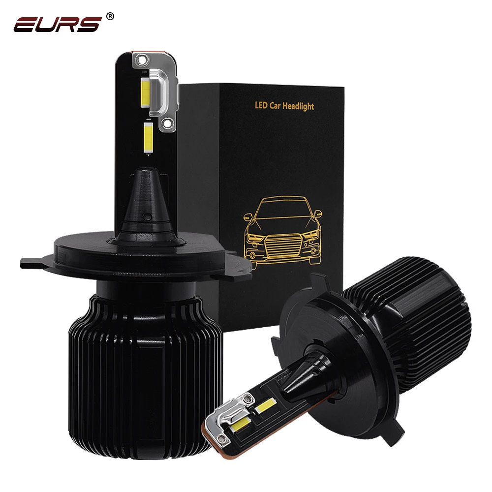 

EURS T3 H4 LED H7 led H11 H8 HB4 H1 H3 HB3 Auto Car Headlight Bulbs 9000LM 6500K led Lights 12V 24V Auto Lamp Fog Light