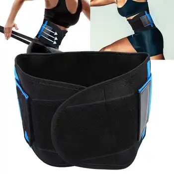 

Fitness Sports Fat Burning Waistband Adjustable Body Shaping Waist Support Belt Fitness Belt (S)