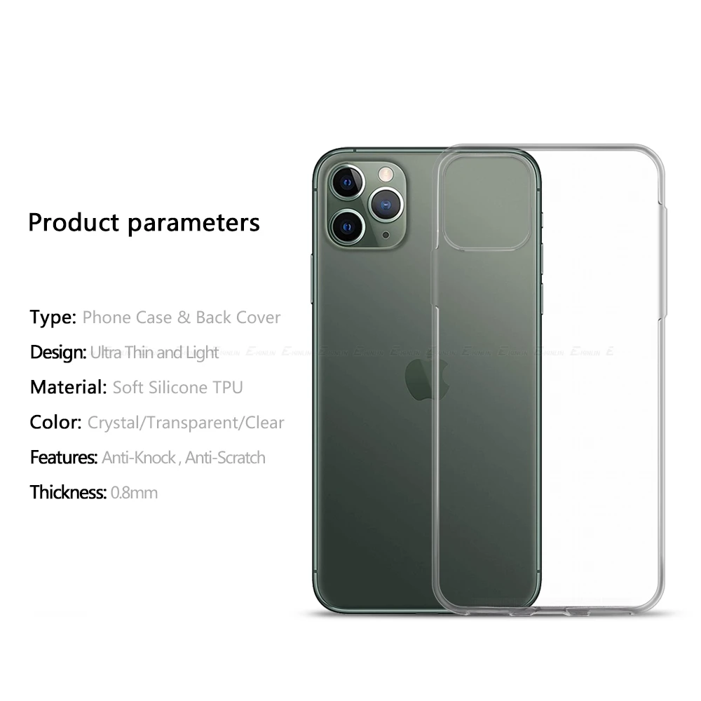 Мягкая силиконовая задняя крышка с прозрачными кристаллами для iPhone X XR XS 12 11 Pro Max