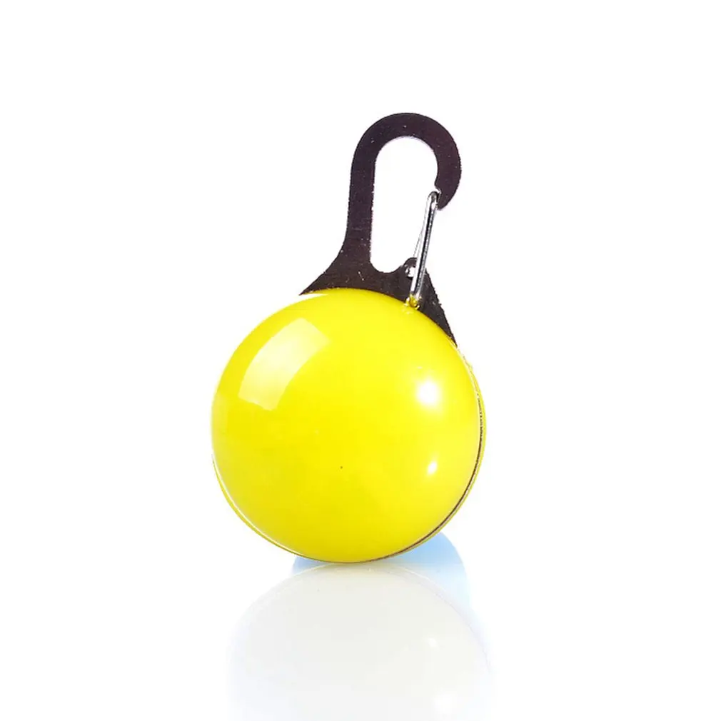 

Round Pet Light-emitting Dog Board Anti-lost Bell Flash Pet Dog Cat Puppy Led Safety Night Light Pendant