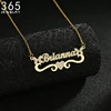 2022New Fashion Customized Names Pendants Necklace Diamonds Custom Namplate Necklaces Stainless Steel Personalized Girl Jewelrys ► Photo 1/6