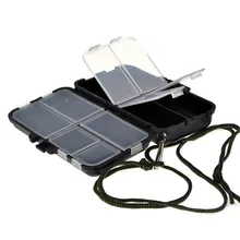 Рыболовные аксессуары мини Рыболовные снасти Коробка рыболовные приманки Крючки для приманки пластиковый держатель для хранения квадратная коробка 11*6,5*3,5 см