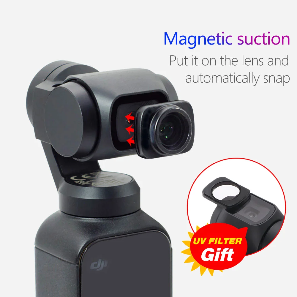 DJI OSMO Карманный 2 широкоугольный объектив в карданный шарнир аксессуары