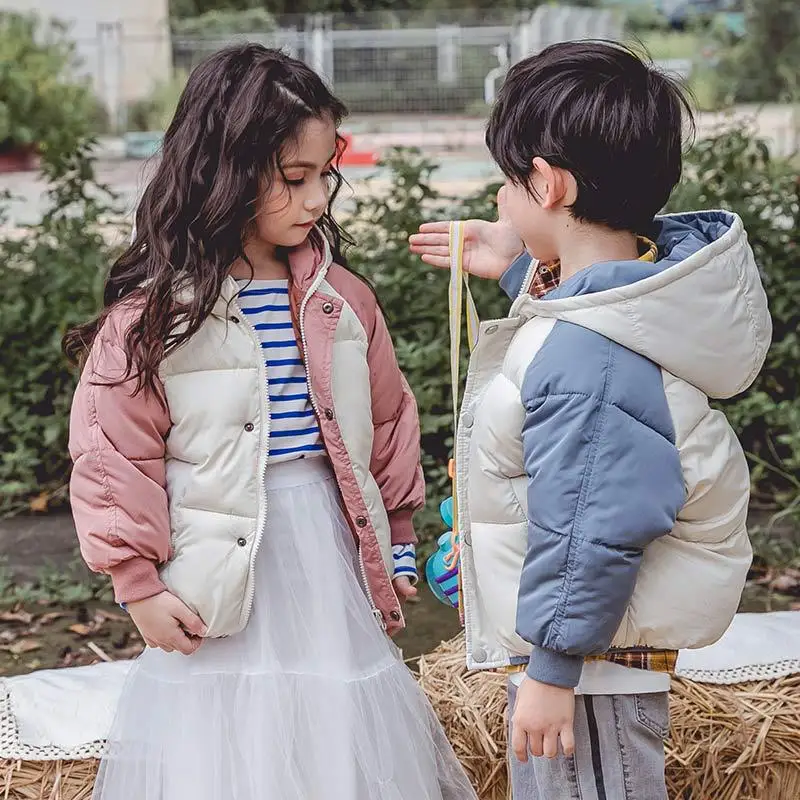 

2019 winter children's clothing boys and girls baby cotton coat children thick jacket warm jacket suitable for cold winter