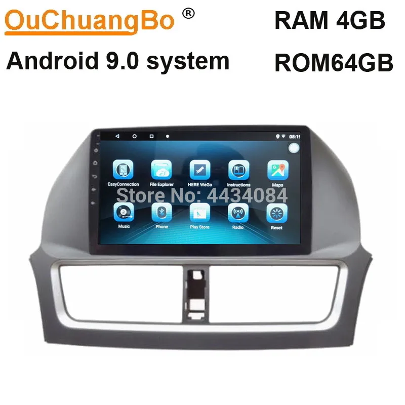 Ouchuangbo автомобильное радио gps навигатор для FAW X80 2017 2019 поддержка 8 ядер USB 4 ГБ 64 android