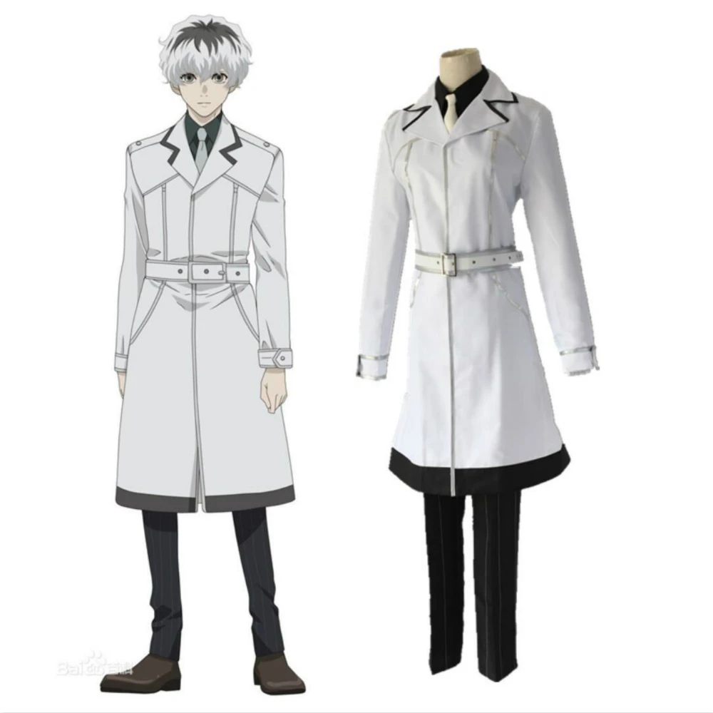 Аниме Tokyo Ghoul Карнавальный костюм Kaneki Ken Костюмы для косплея Комплект одежды на