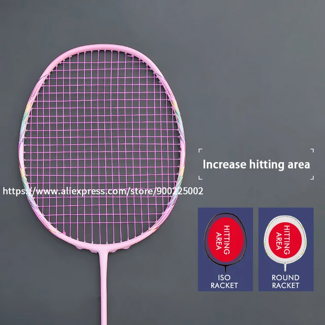 Carbon Fiber Badminton Racket Strung