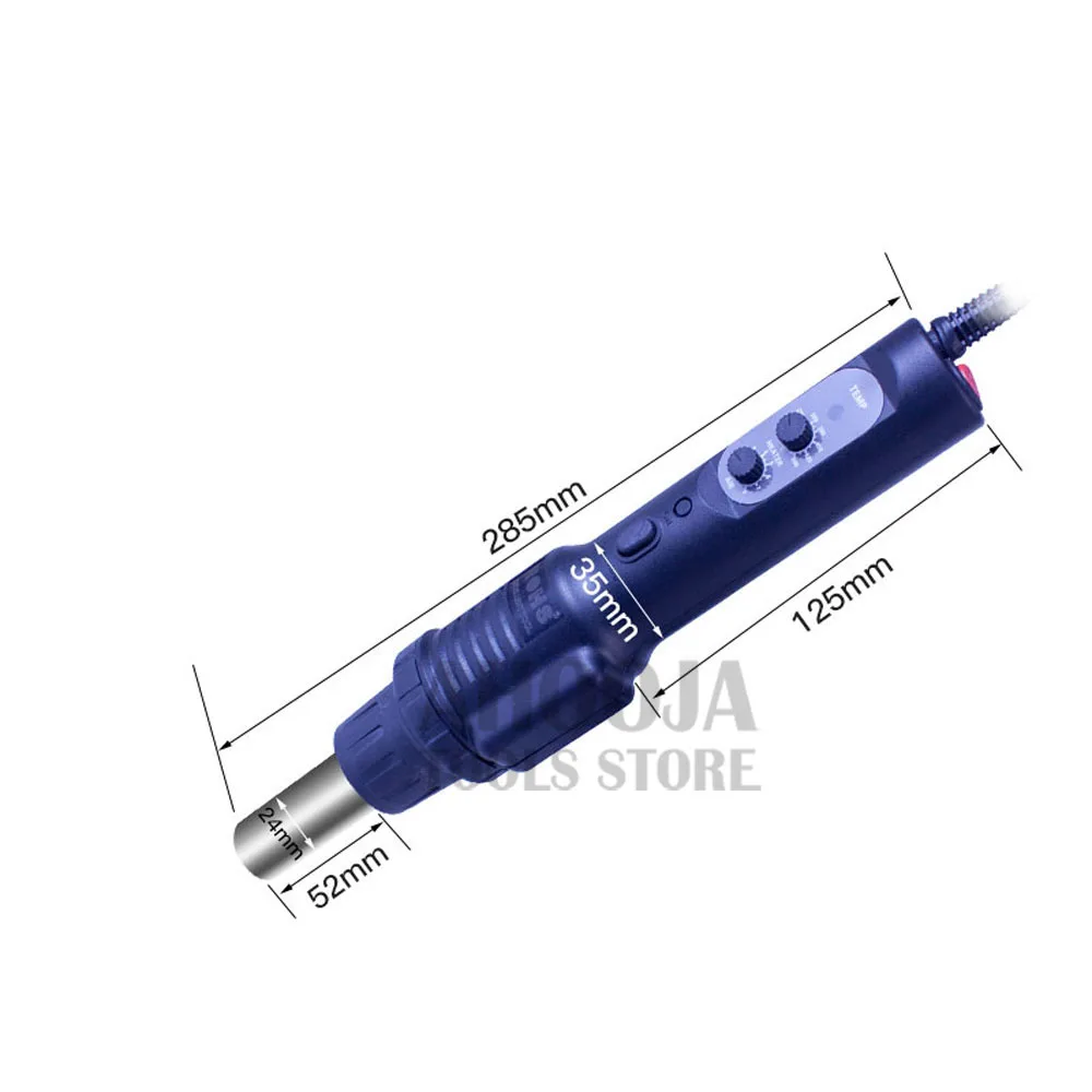 RH10 1600 Вт Регулируемая фена паяльная станция Электрический паяльник паяльная станция для телефона PCB IC SMD BGA сварка