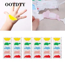 OOTDTY 30 шт./упак. мультфильм повязка Первая помощь медицинская Водонепроницаемый липкий пластырь для маленьких Одежда для малышей; платье юбка