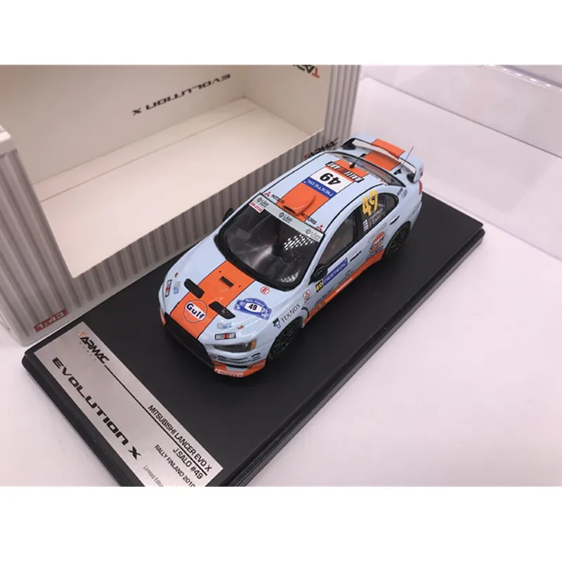 Модель автомобиля из 1:43 сплава TW mitsubiish Evo 10 металлическая игрушка модель автомобиля коллекция подарок