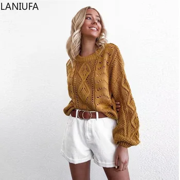 

Autumn Winter sweaters women fashion O-neck sweater loose sweater batwing Long sleeve sleeve pullover women sweaters mujer P278