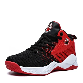 

Boys Basketball Shoes Shockproof Athletic Shoes Sneakers Antiskid Breathable Basketball Boots Kids Children Outdoor Sport Shoes