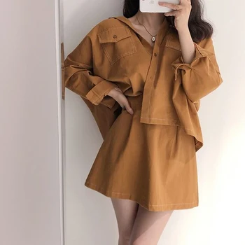 

2 Two Piece Set Women Plus Size Hight Waist Skirt Set Jackets Club Outfits Tracksuit Autumn Vintage Suit Set Zipper Skirt V848