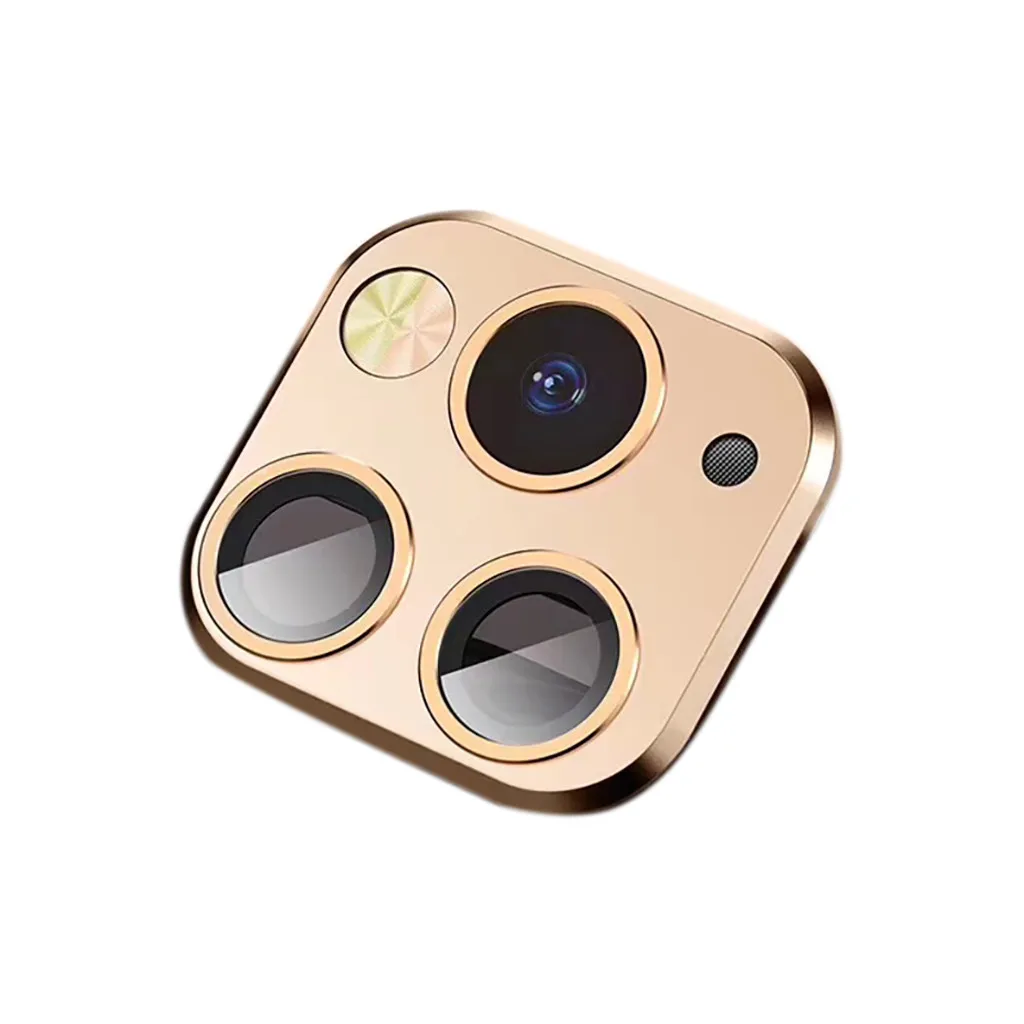 For iPhone X XS MAX Camera Change To Fake iPhone 11 Pro Max Camera Lens Seconds Change Protector Ring Cover Metal Lens Screen #B