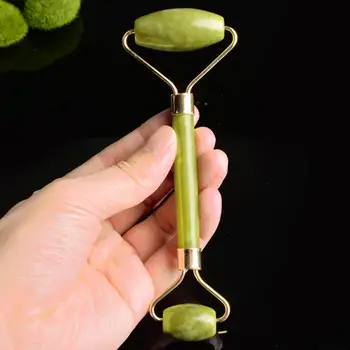 

Facial Jade Roller Face Thin+Body Gua Sha Board Massager Tool Set Natural Guasha natural jade beauty tools