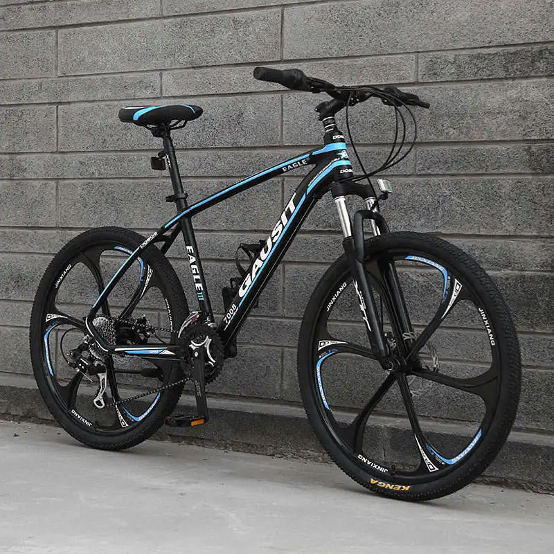 Руль для горного велосипеда Алюминий сплав рама 26 дюймов гидравлические дисковые тормоза SHIMAN0 30 Скорость велосипедные шлемы для спорта на открытом воздухе, для велоспорта Bicicleta - Цвет: 3 Cutter black blue