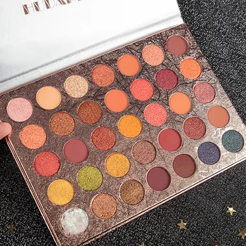 

TOMFLOD35 color Shimmer eyeshadow palette ins hot earth pearlescent waterproof easy to color beginner makeup eye shadow potatoe