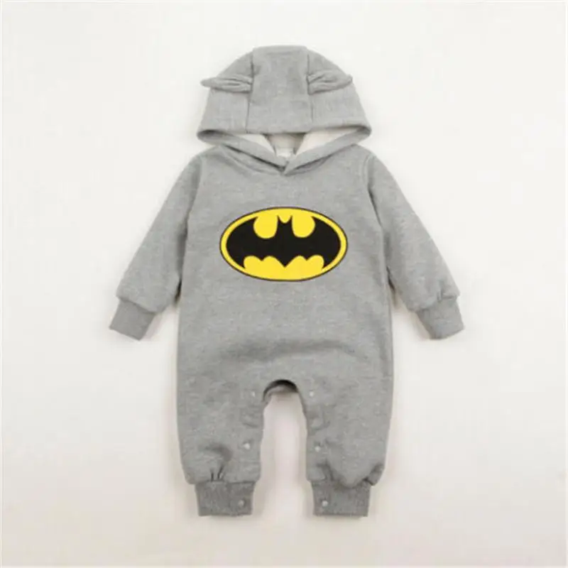 3-24M Infant Baby Halloween Costumes Kids Boy Rompers Autumn Long Sleeve Hooded Playsuit Jumpsuits Outfits Halloween Clothes
