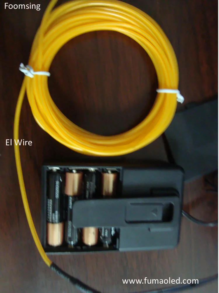 Yellow Color EL Wire2020070311 拷贝