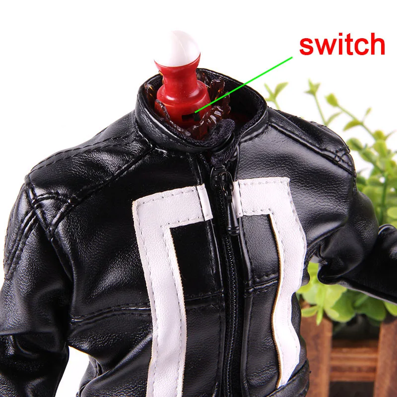 Marvel агенты щита фигура 1/6 масштаб TMS005 Ghost Rider фигурка ПВХ Коллекционная модель игрушки с светодиодный светильник