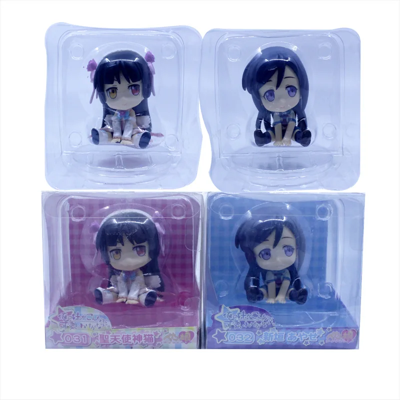 

Genuine Cute Black Cat Holy Angels shen mao Garage Kit Model My Sister Not as Cute Anime Peripheral Decoration