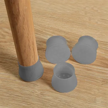 

Table Chair Leg Silicone Cap Pad Furniture Table Feet Cover Floor Protector Non-slip Table Mat Caps Foot Protection Accessories
