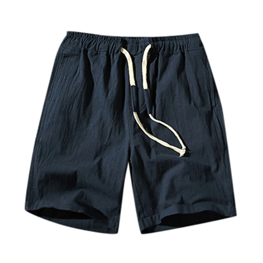 Летние мужские модные удобные тонкие брюки 6 повседневные хлопковые шорты