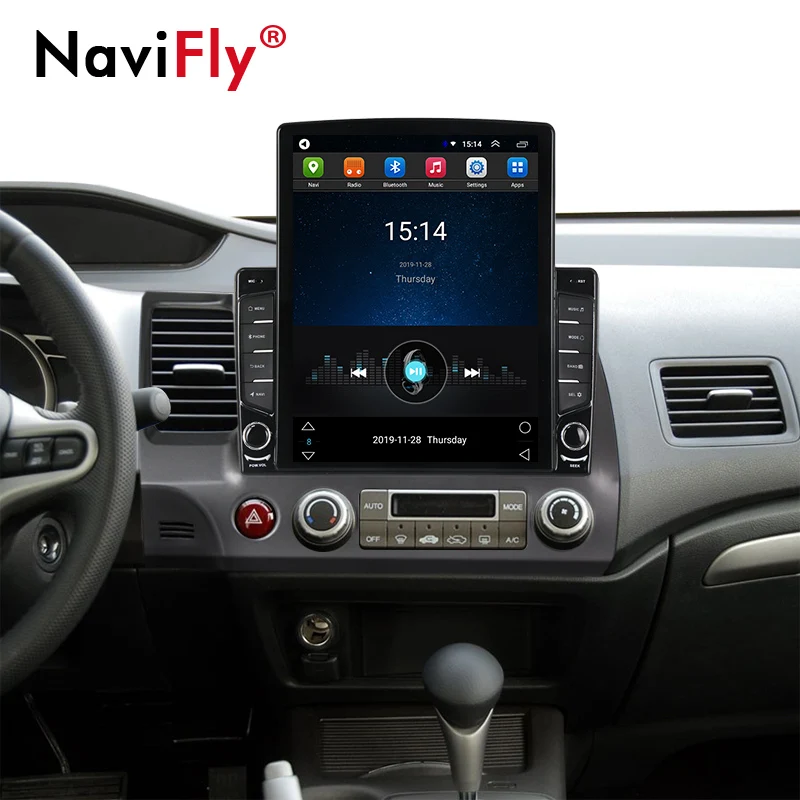 Мультимедийный видеоплеер для Honda Civic 8 2005 2011 4G LTE IPS DSP 9 7 дюйма Android 0 GPS Wi Fi