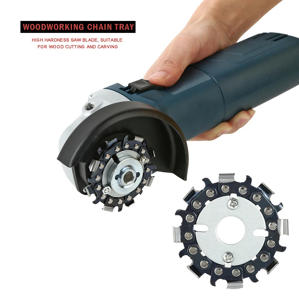 Round Angle Grinder Disc 8 Teeth Fine Cut Chain Wood Carving Woodworking Saws Plate Tools | Инструменты