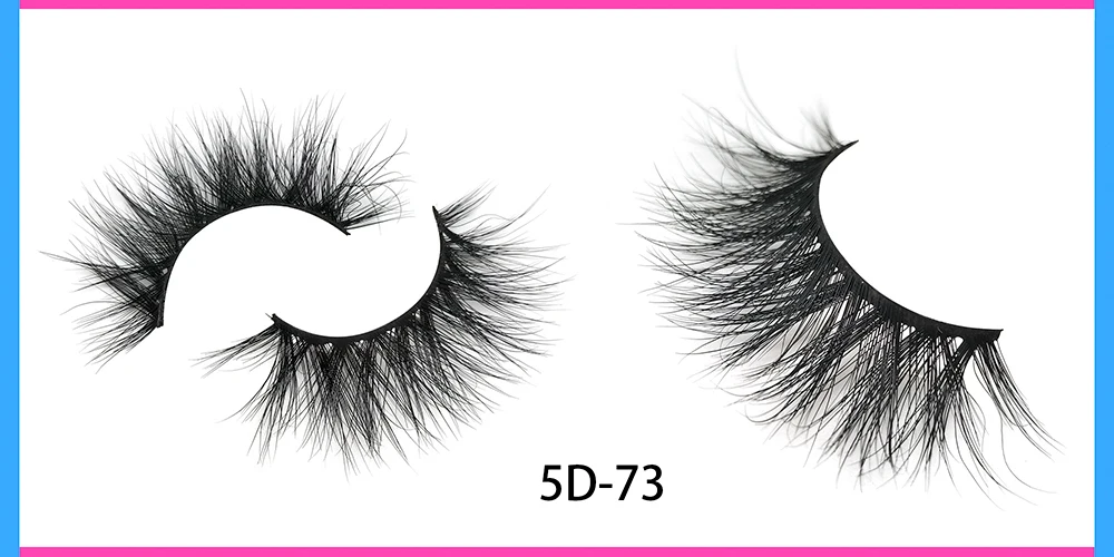 Golden Unwinding 5D-36 Mink False Eyelashes 8-25mm Full Strip Lashes Handmade Cruelty Free High Quality 3D Mink Lash