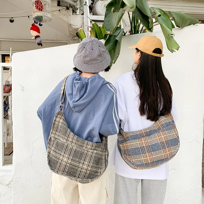 Детская сумка через плечо в стиле ретро простая и популярная для японских