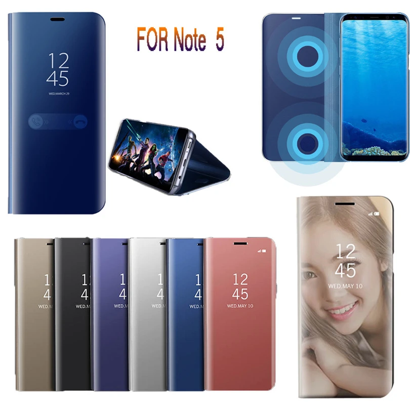 Мобильный чехол для телефона для samsung Note 5, роскошный, умный, с окном, для сна, для пробуждения, флип, кожаный чехол-подставка, модный, новинка, S30