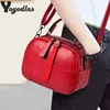 Mini PU Leather Crossbody Bags For Women 2022 Hair ball Shoulder Messenger Bag Ladies Small Rivet Handbags Travel Hand Bag ► Photo 1/6