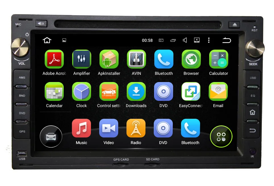 Octa Core Android 8 1 автомобильный DVD GPS головное устройство для VW passat B5 Golf MK4 Polo Bora Sharan 1024*600