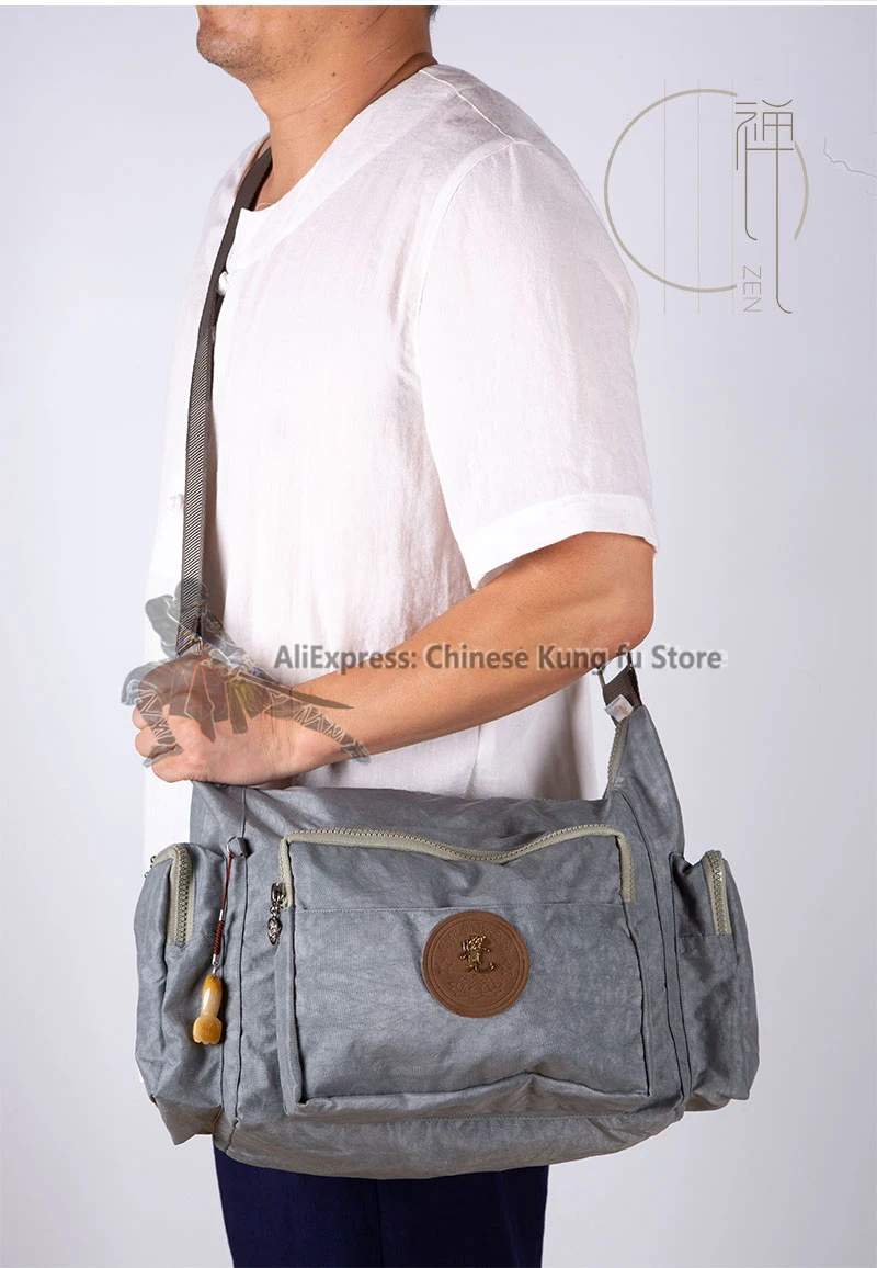 Buddhist Monk Bag to match Shaolin Meditation Robe Kung fu Suit Wushu Uniform | Спорт и развлечения