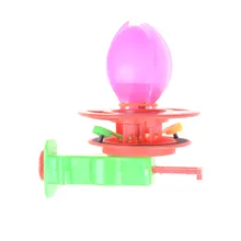 Kids Toy Windmill Outdoor Windmill Lotus Push Firestone Lotus Lamp Garden Kids Holographic Garden Window Home Decor