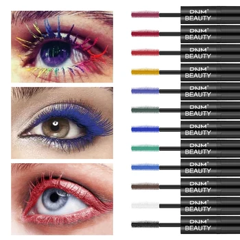 

DNM Silk 4D Mascara 11 Colors Double Head Grafting Growth Not Blooming Eyelash Liquid Waterproof Long Thick Warm Mascara TSLM1