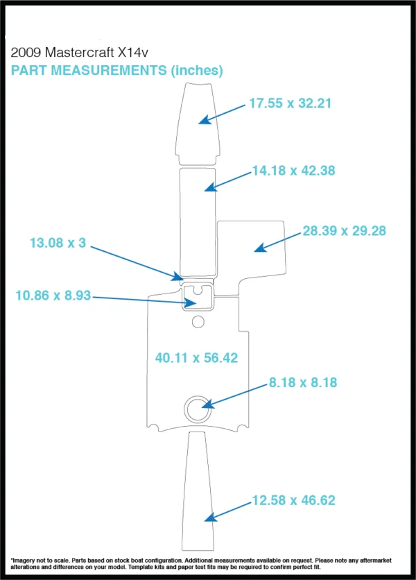 2009 Mastercraft X14v коврик для кокпита лодка EVA Тиковый настил 1/" 6 мм
