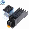 HH52P MY2NJ Model DPDT 12VDC DC24V AC110V AC220V Coil 8 Pin 35mm DIN Rail Power Relay + Socket ► Photo 3/6