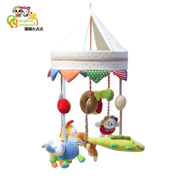 

Baby Crib Mobiles Rattles Bed Bell Plush Doll Music Educational Toys Carousel for Cots Infant Baby Toys 0-12 Months for Newborns