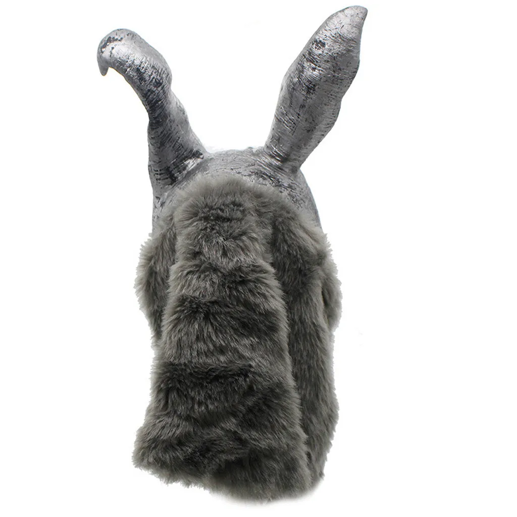 Latex Animal Cartoon Rabbit Mask Donnie Darko FRANK the Bunny Funny Halloween Party Adult Costume Cosplay Carnival Mask Supplies