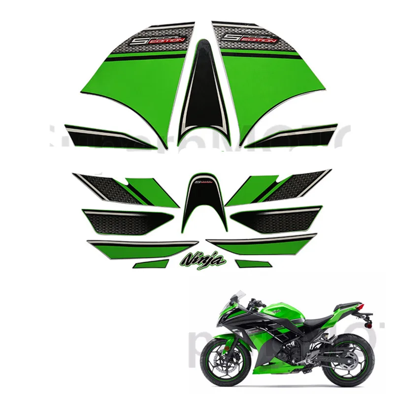3M наклейка s для Ninja300 Ninja 300 2013 2014 на обтекатель весь автомобиль|3m decals|decals kawasakikawasaki
