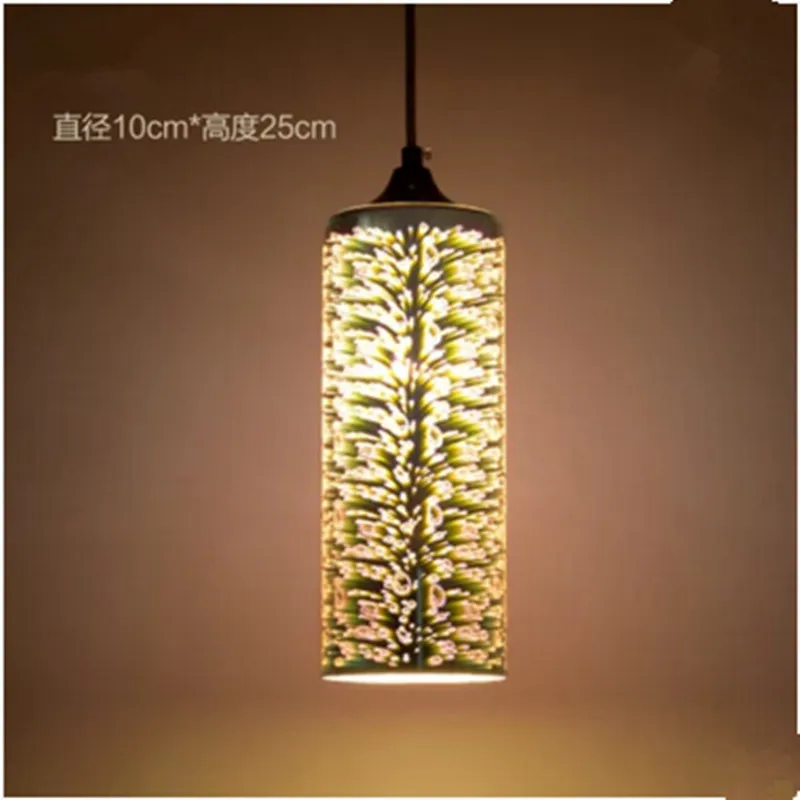 

Classic Design Led Lamp Pendant Light Diameter 15/20cm 3d Colorful Plated Glass Mirror Ball Hanging Light Fixture hanging lamp